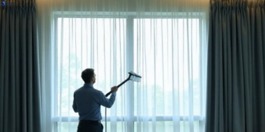 Commercial drapes cleaning service loganlea hotels offices