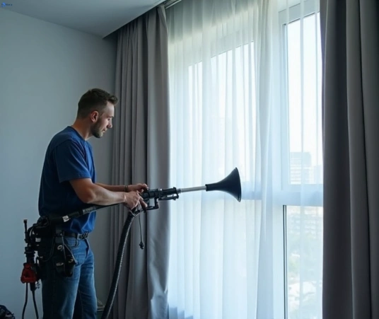 Professional drapes cleaning process tools Matty Curtain Cleaning loganlea