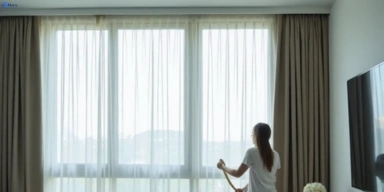 Delicate sheer drape cleaning loganlea Matty Curtain Cleaning