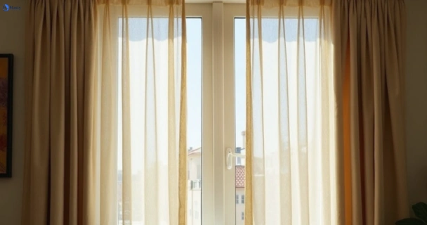 Dull dusty drapes in loganlea before professional cleaning